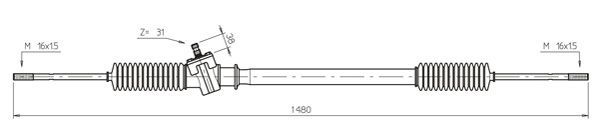 GENERAL RICAMBI Рулевой механизм IV4002